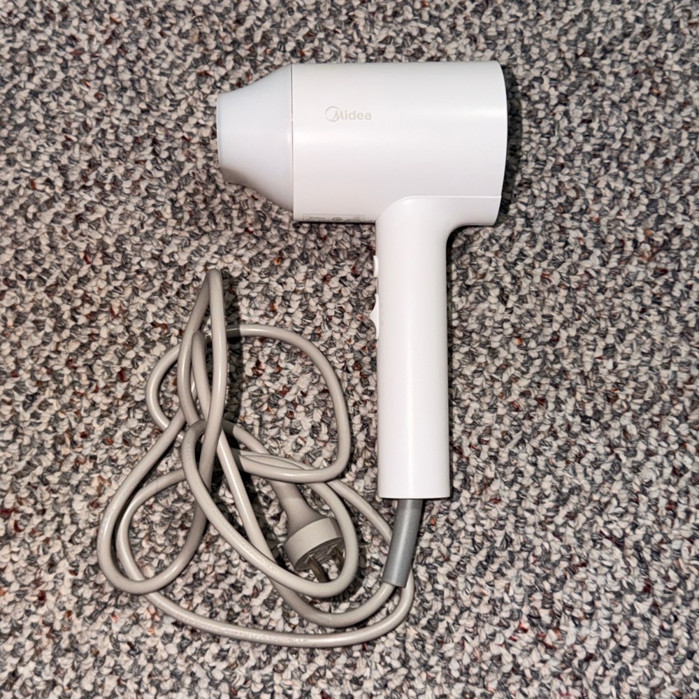 Midea Portable Foldable Hair Dryer Negative Ion Quick Dry Compact